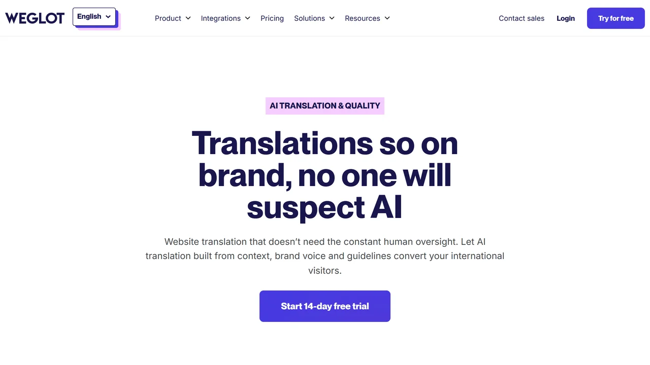 Weglot AI Translation