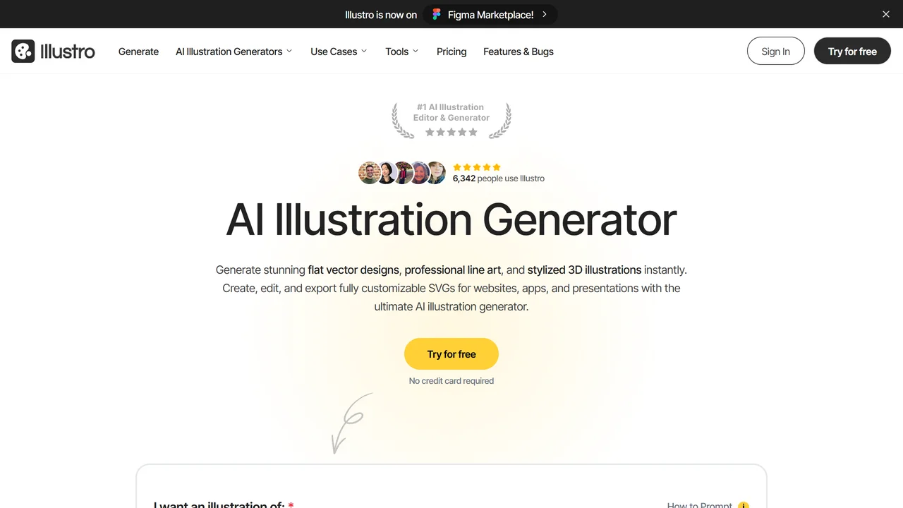Illustro - AI Illustration Generator