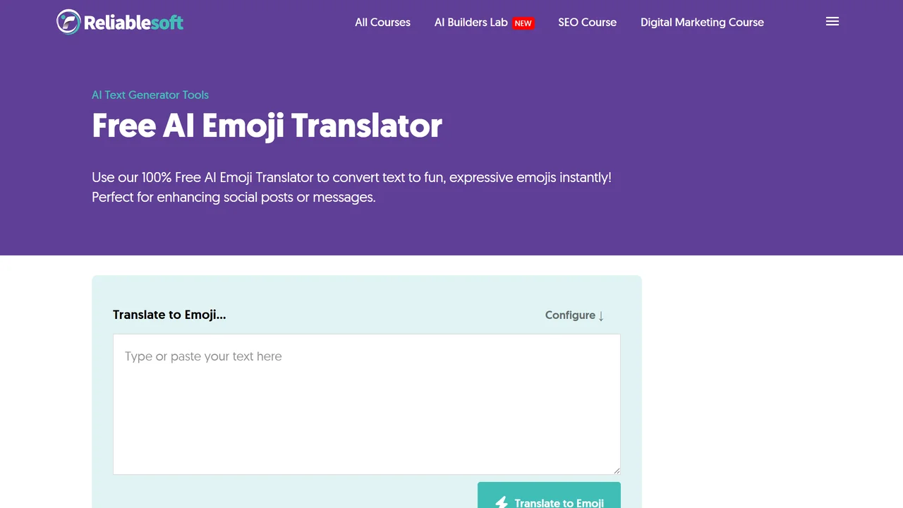 ReliableSoft Emoji Translator