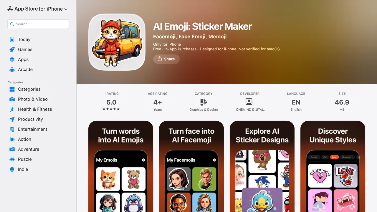 AI Emoji Sticker Maker