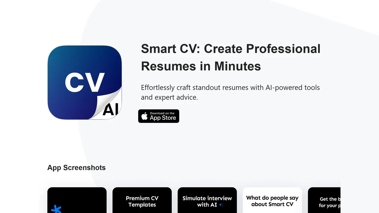Smart CV: Resume Maker