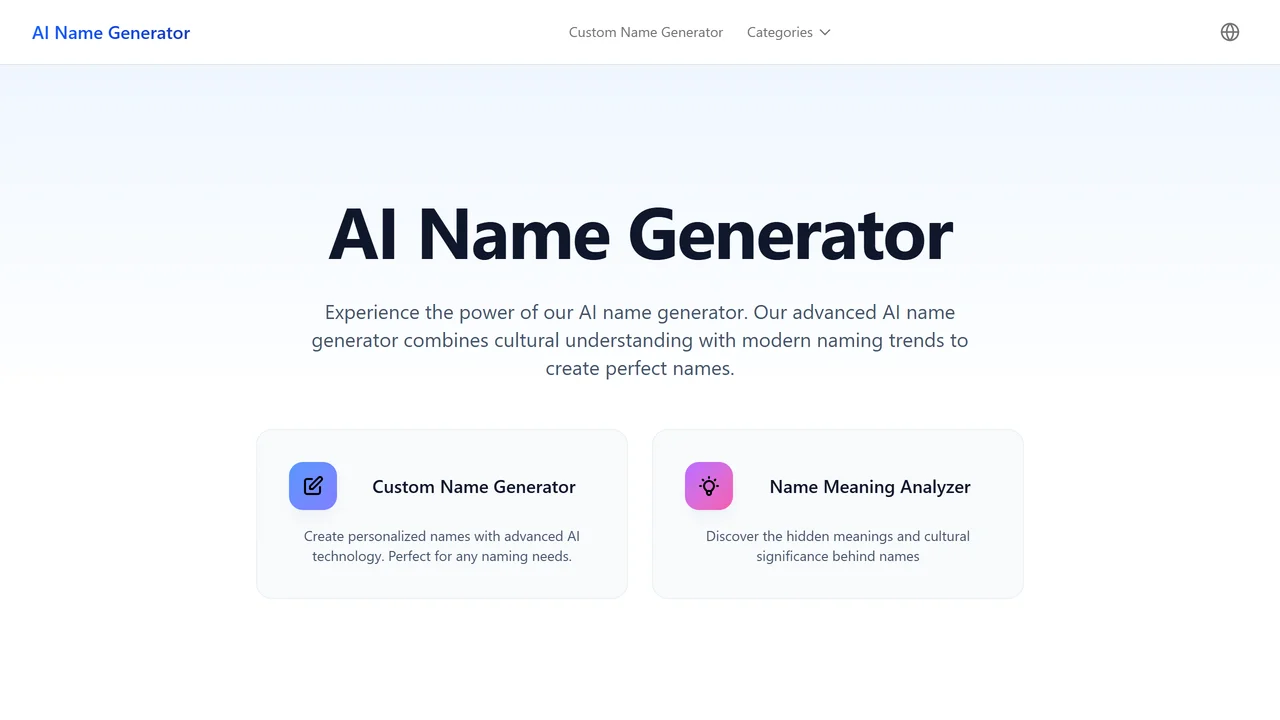 AI The Name