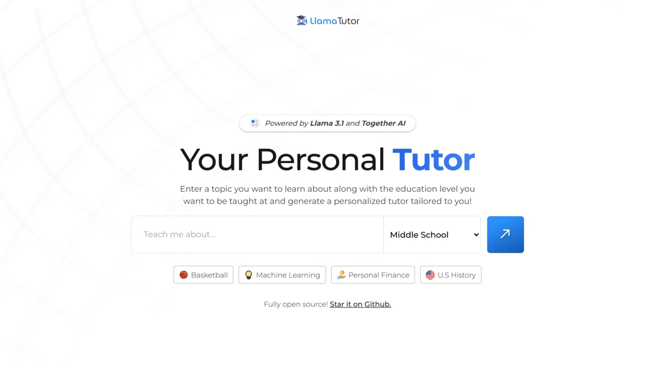 Llama Tutor