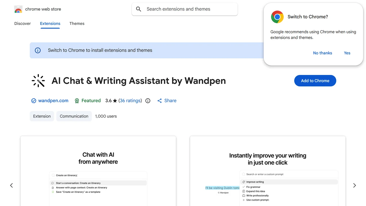 Wandpen
