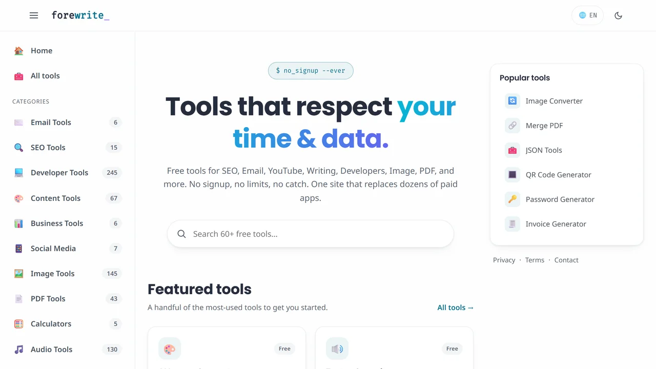 Forewrite