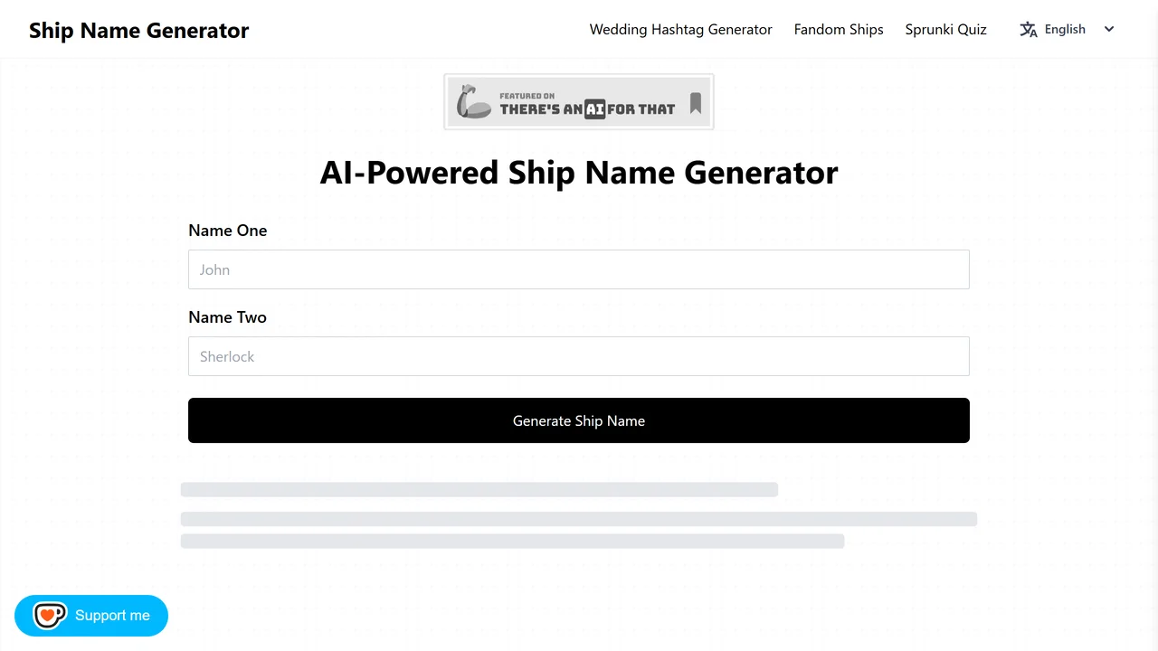 Ship Name Generator