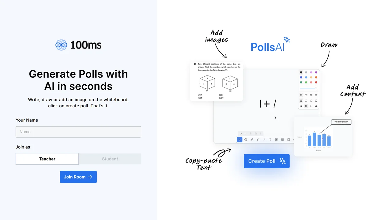 Whiteboard to Polls