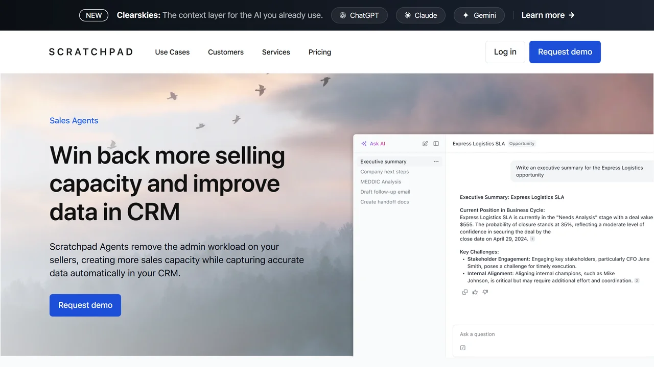 Scratchpad AI Sales Assistant
