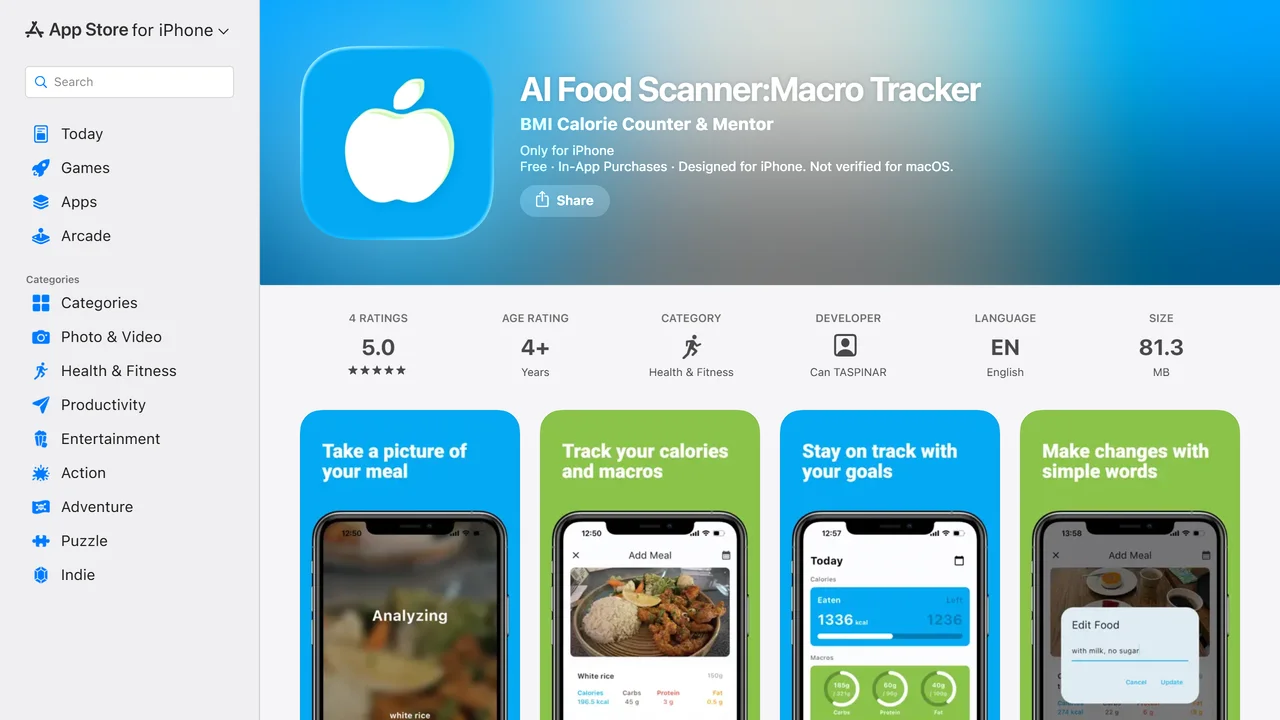 CalorieAI - Photo Meal Tracker