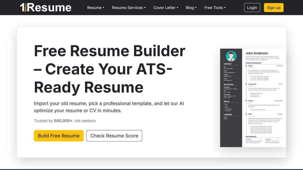 1MillionResume