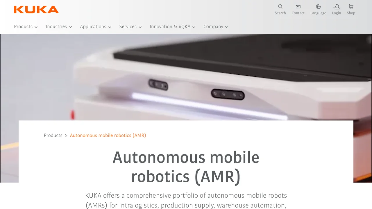 KUKA Autonomous Mobile Robotics (AMR)