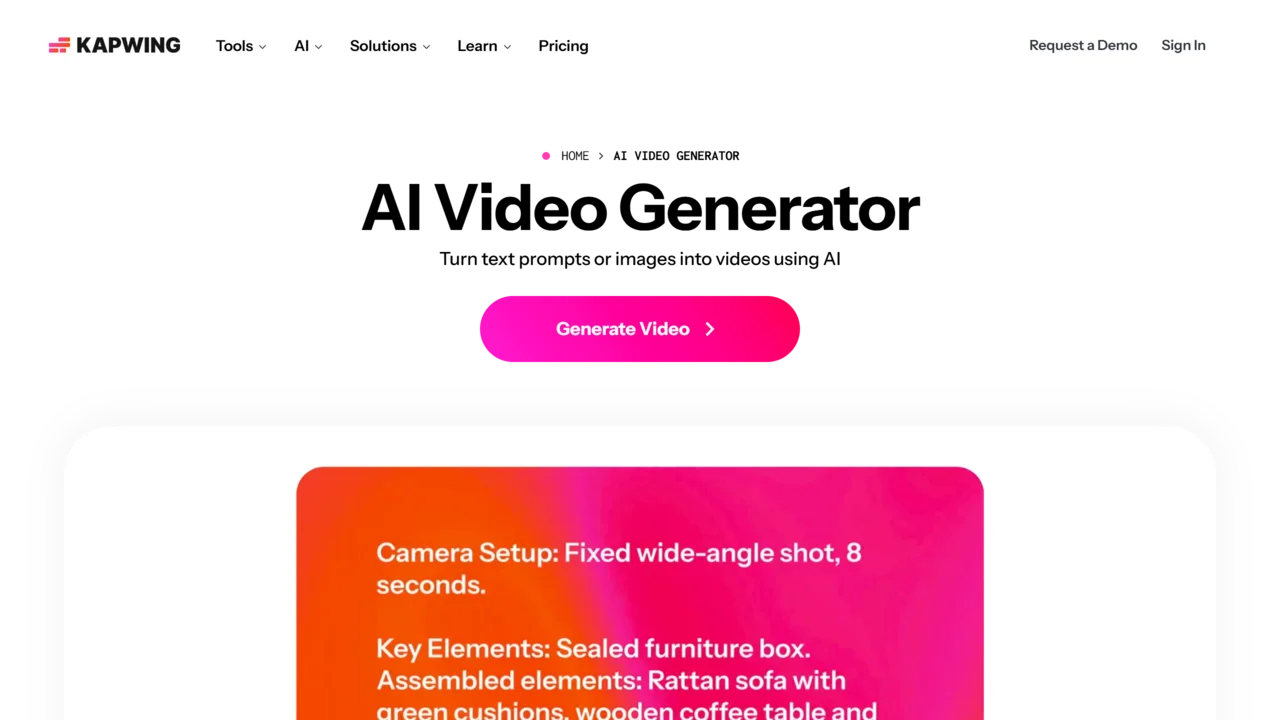 Kapwing | AI Video Generator