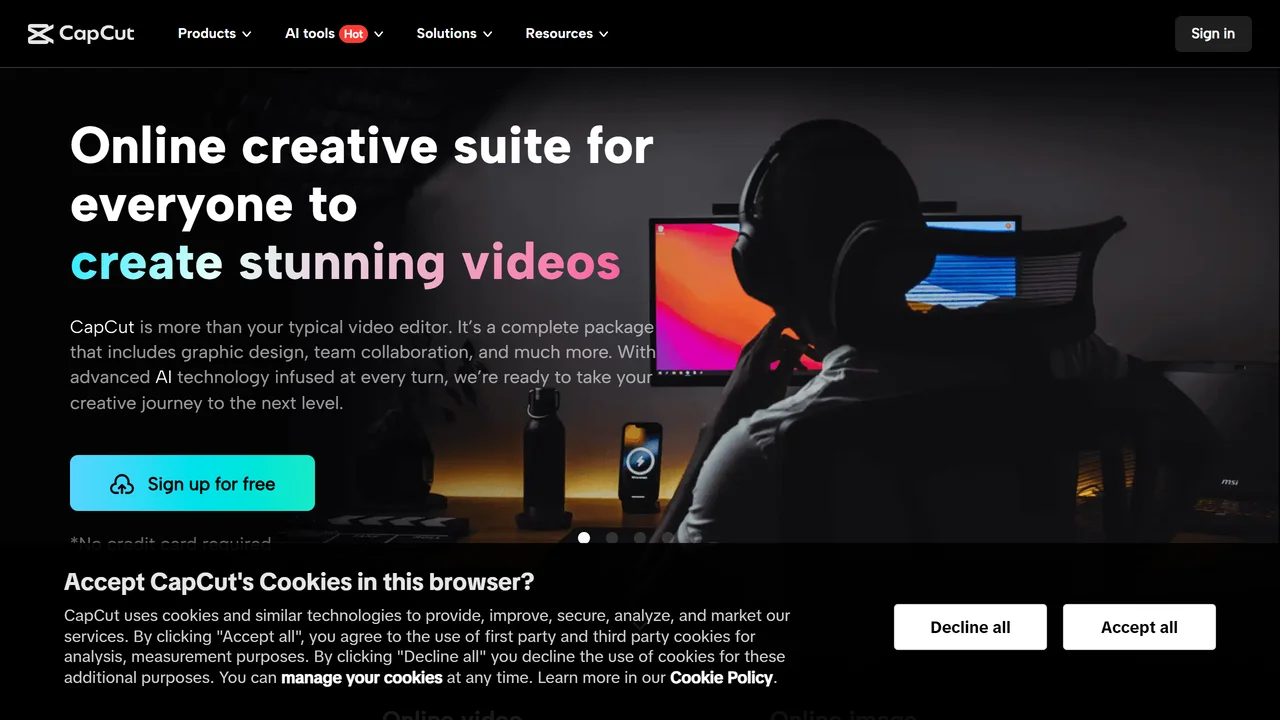 CapCut Online Creative Suite