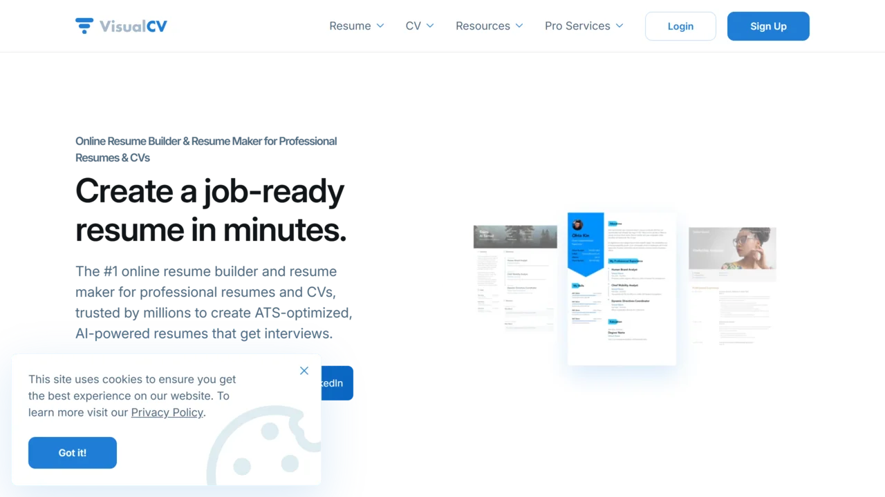 VisualCV