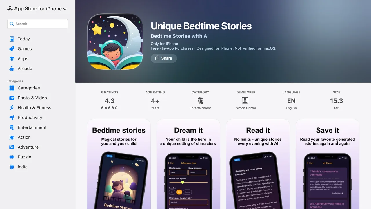 Unique Bedtime Stories