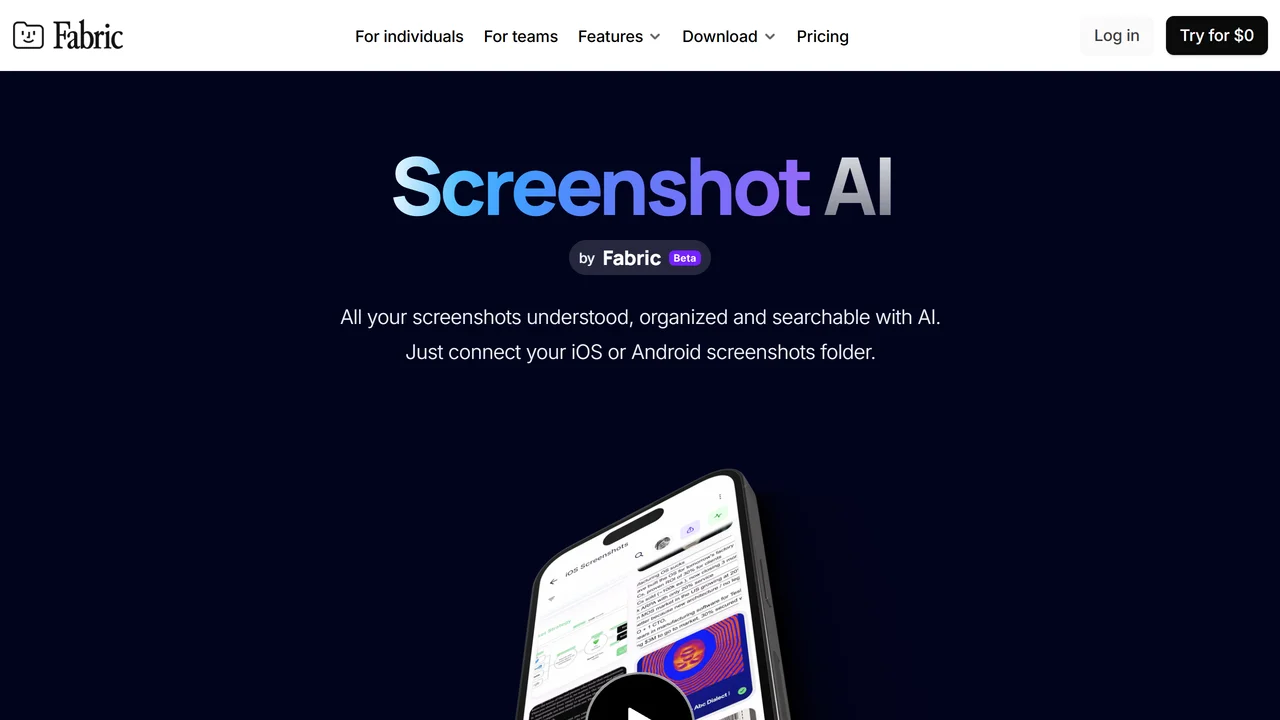 ScreenshotAI by Fabric