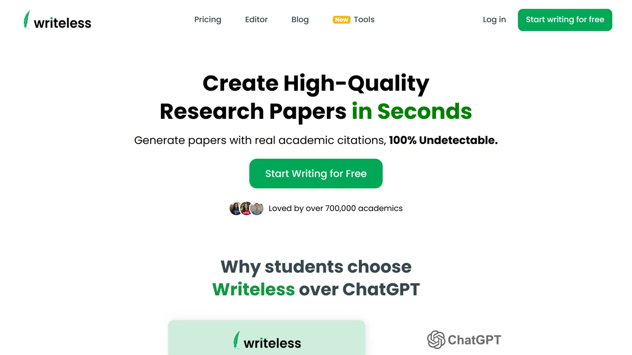 Writeless