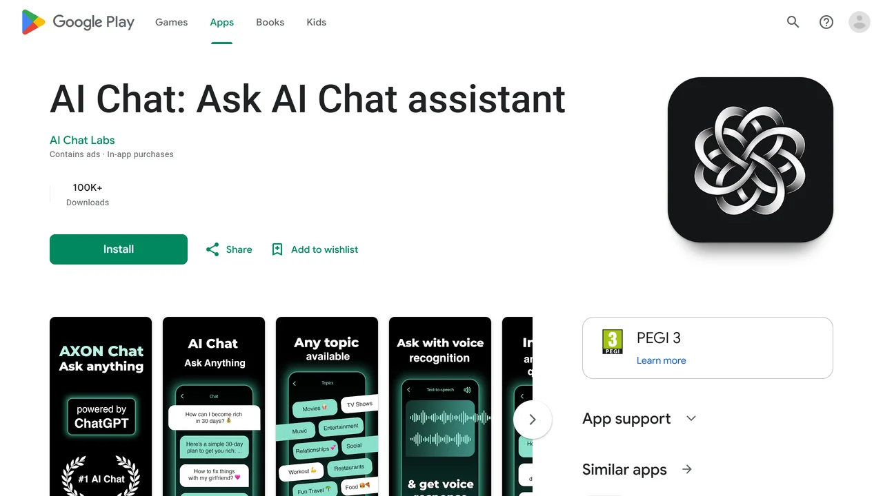 AI Chat: Ask AI Chat Assistant