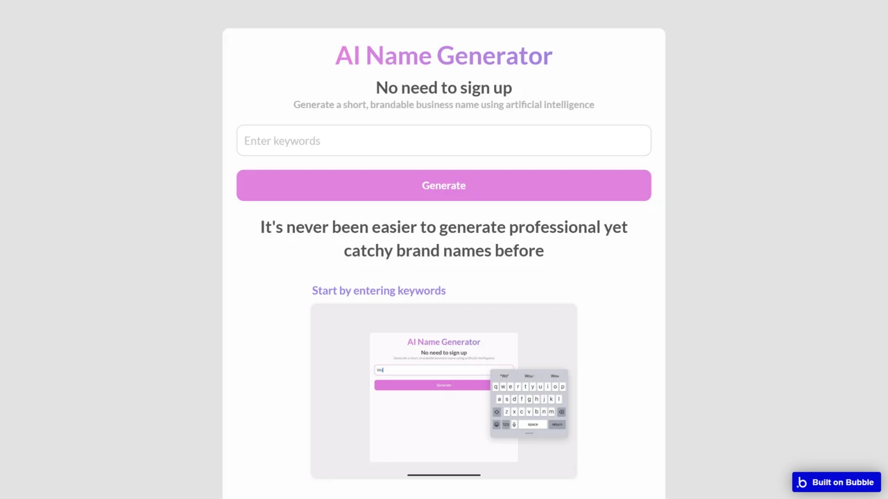 AI Name Generator