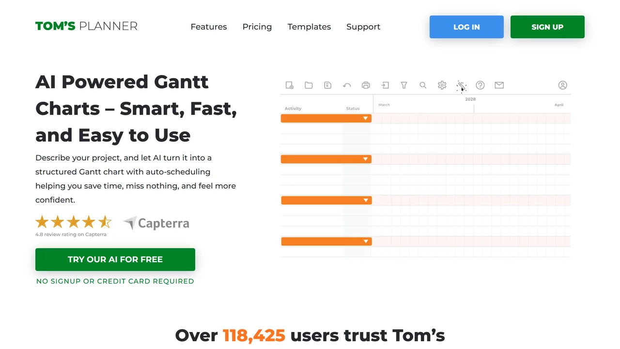 Tomsplanner