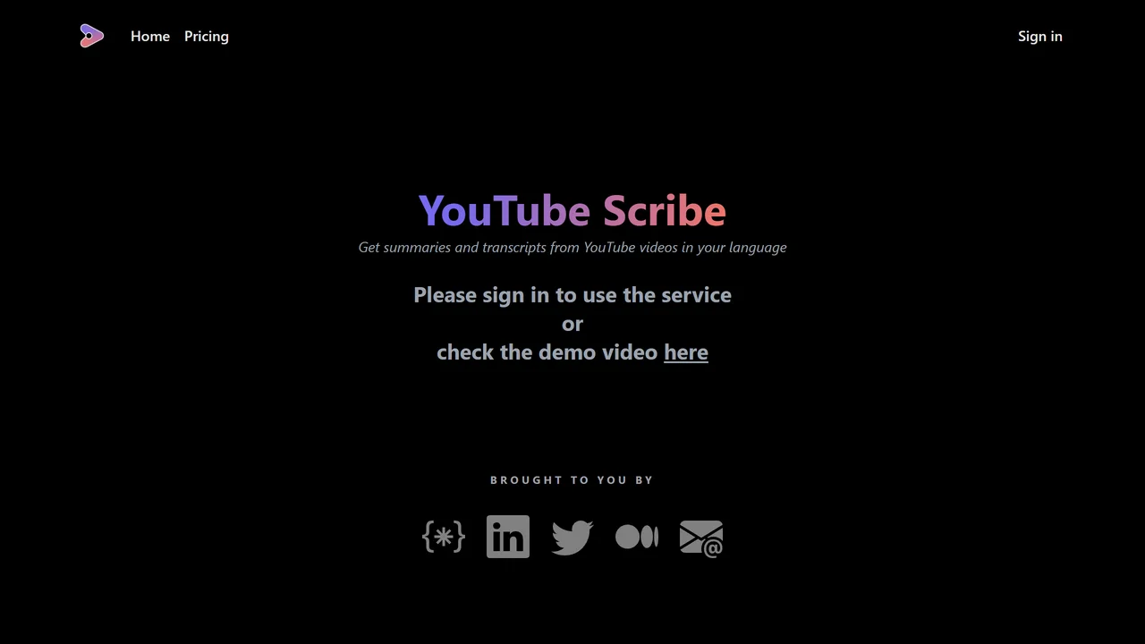 YouTube Scribe