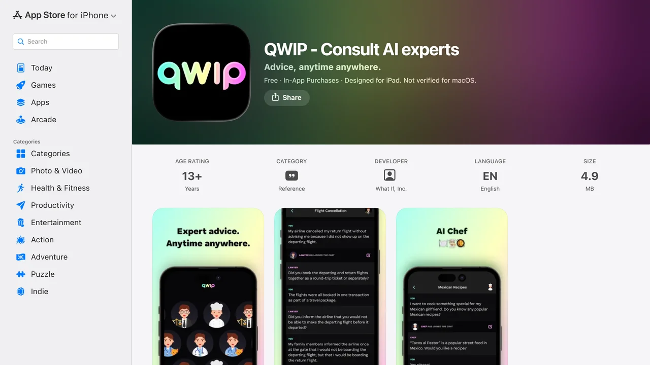QWIP - Consult AI experts