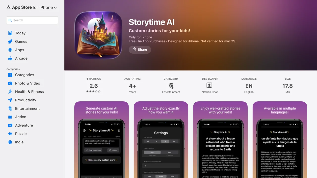 Storytime AI