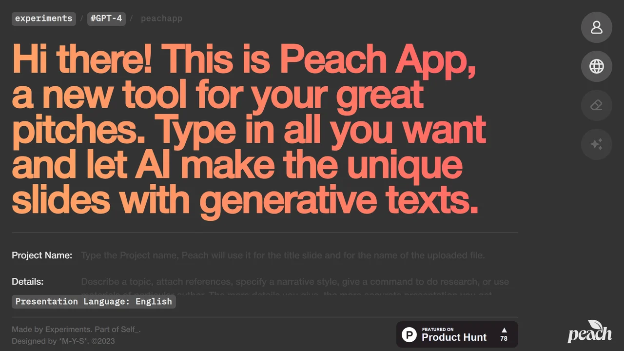 Peach App