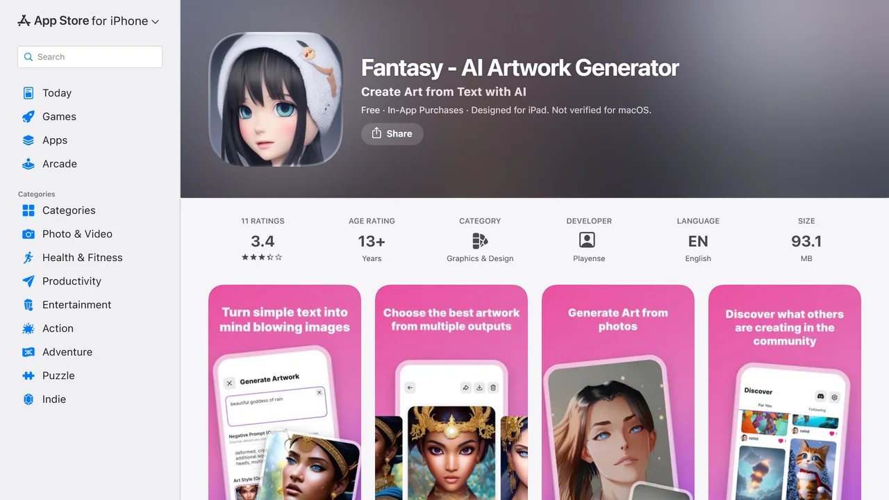 Fantasy Artwork Generator