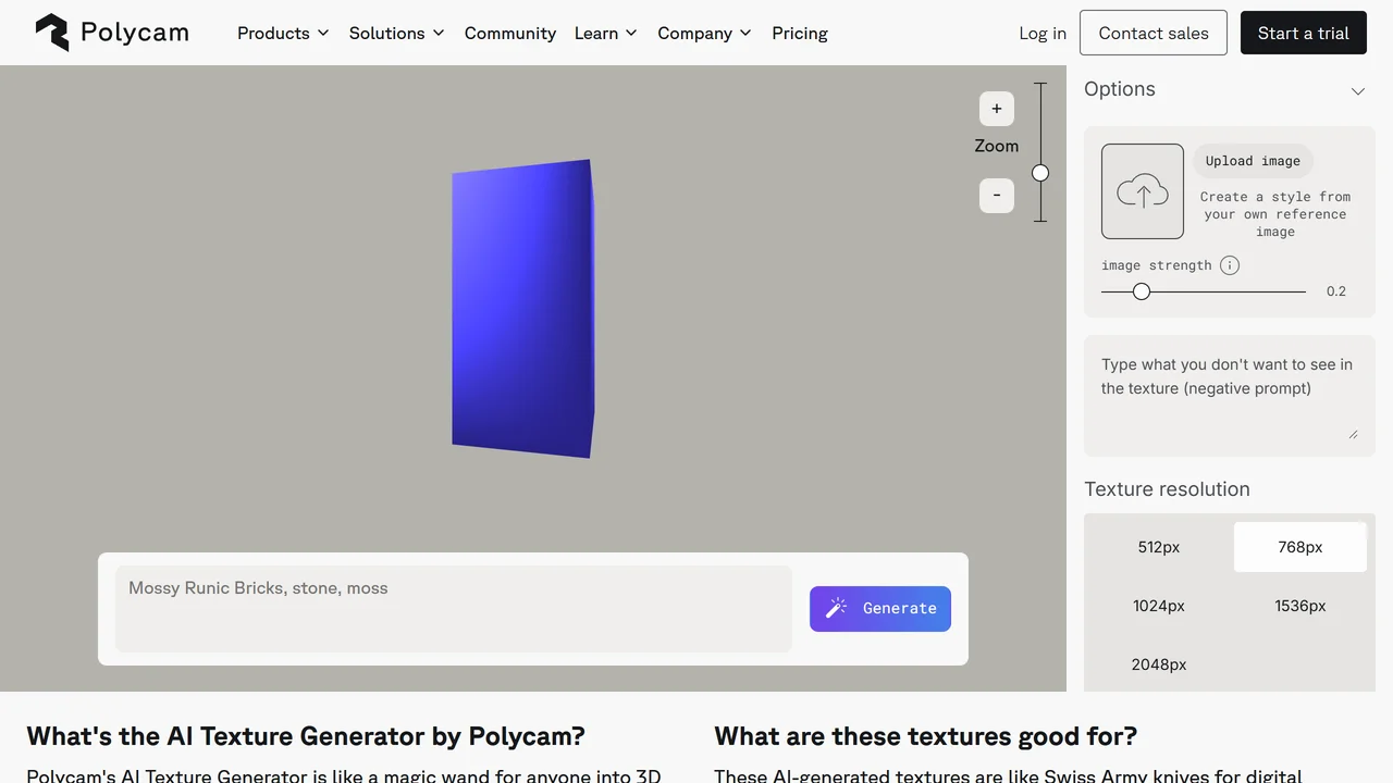 3D textures by Polycam