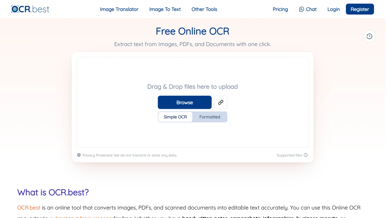 OCR Best