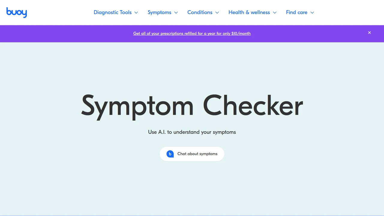 Buoy Symptom Checker