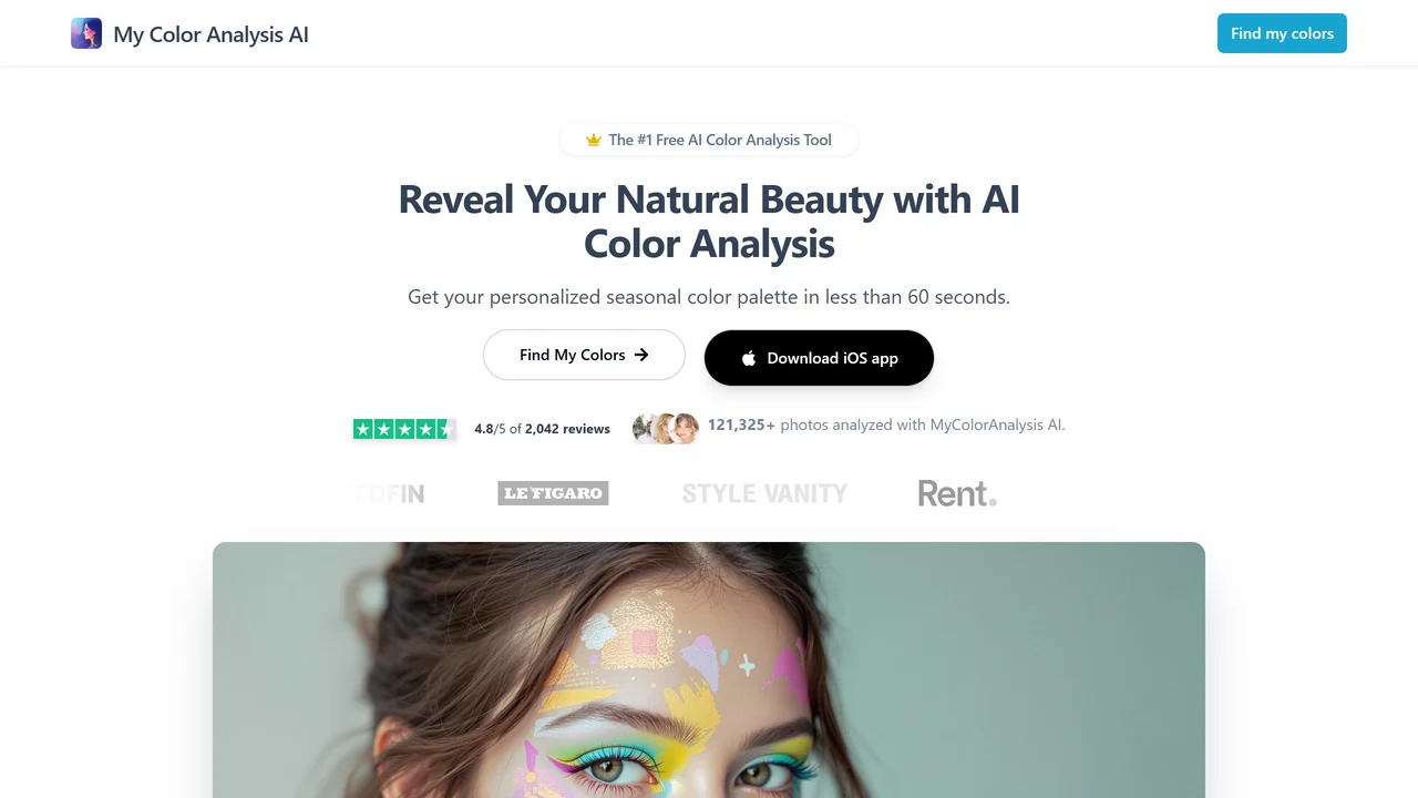 My Color Analysis AI
