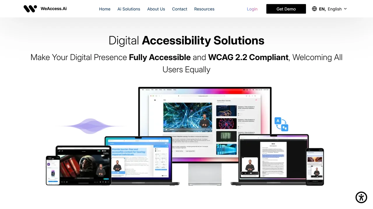 Smart Digital Accessibility Solutions with AI