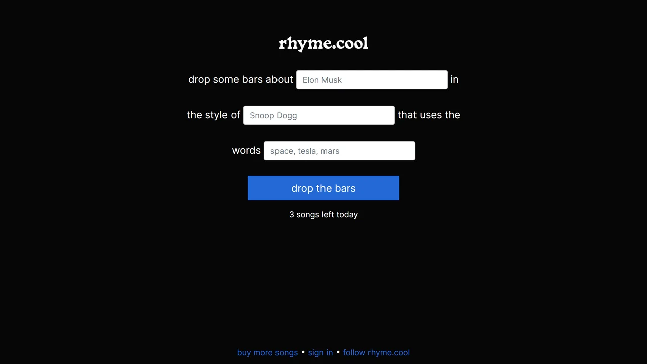 rhyme.cool