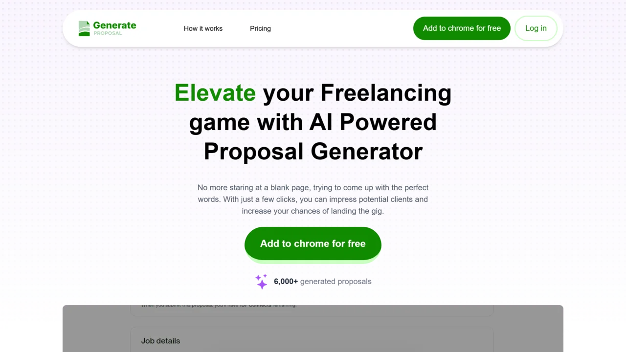 Generate Proposal
