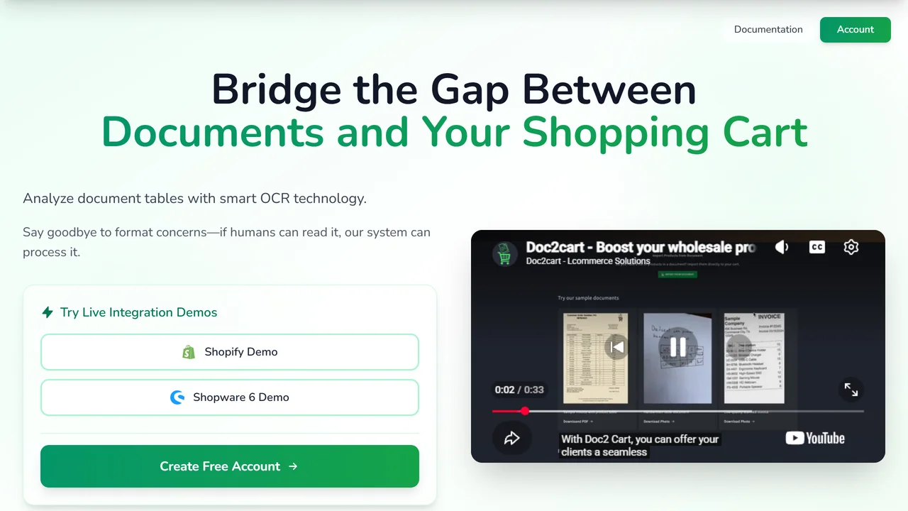 Doc2Cart