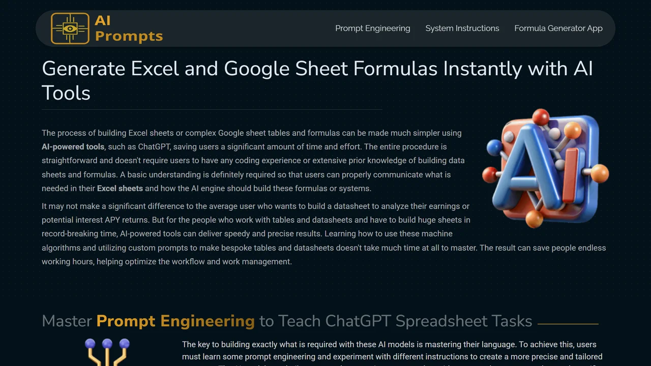 Formula Generator