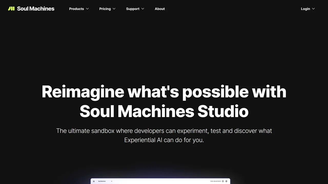 Soul Machines Studio