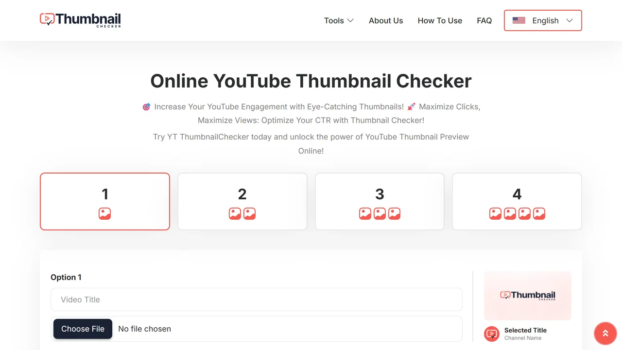 YouTube Thumbnail Checker