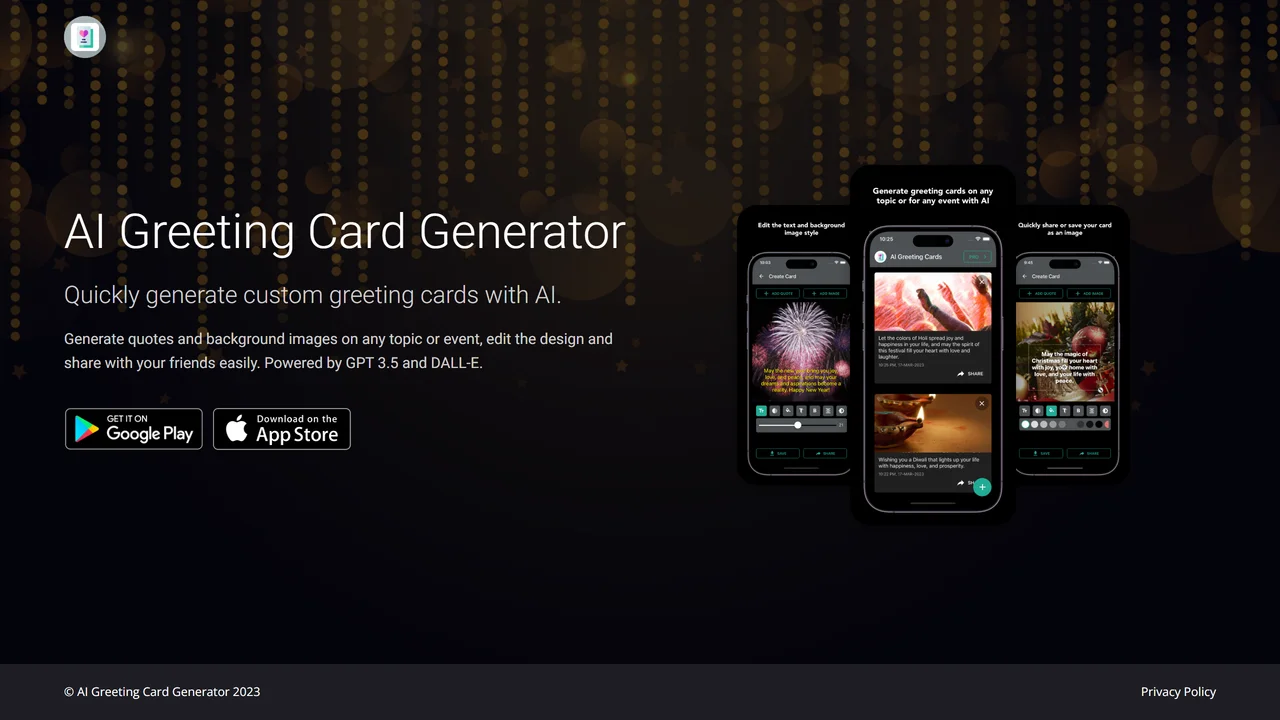 AI Greeting Card Generator