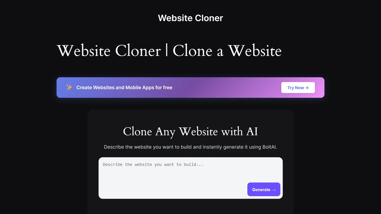 Website Cloner