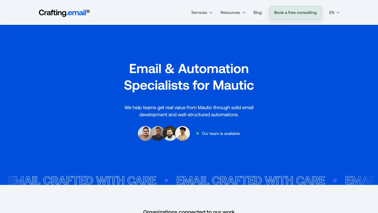 Crafting.email® - Email & Automation Specialists for Mautic