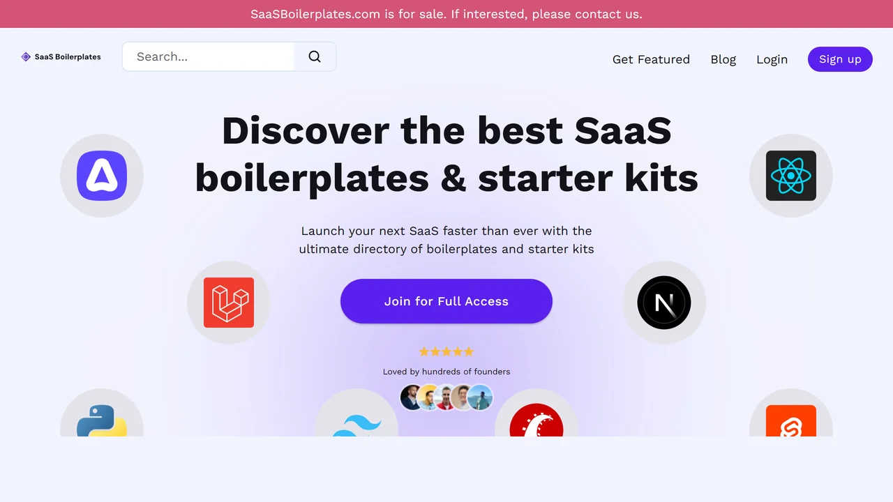 SaaS Boilerplates