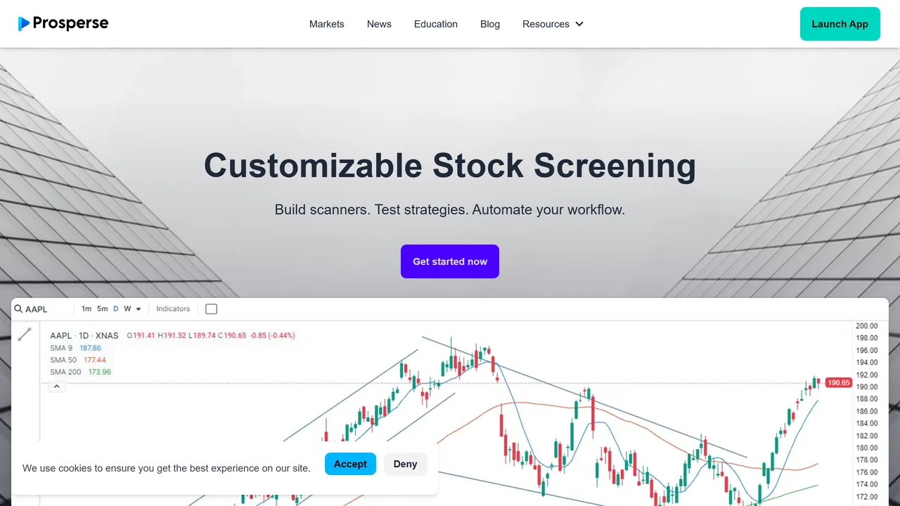 Prosperse - Stock Scanner