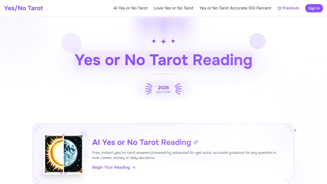 Yes/No Tarot
