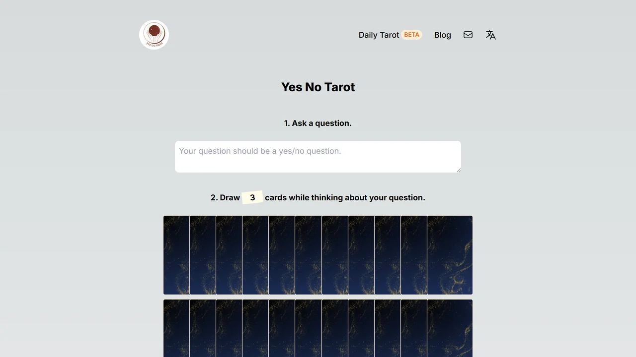 AI Yes-or-No Tarot