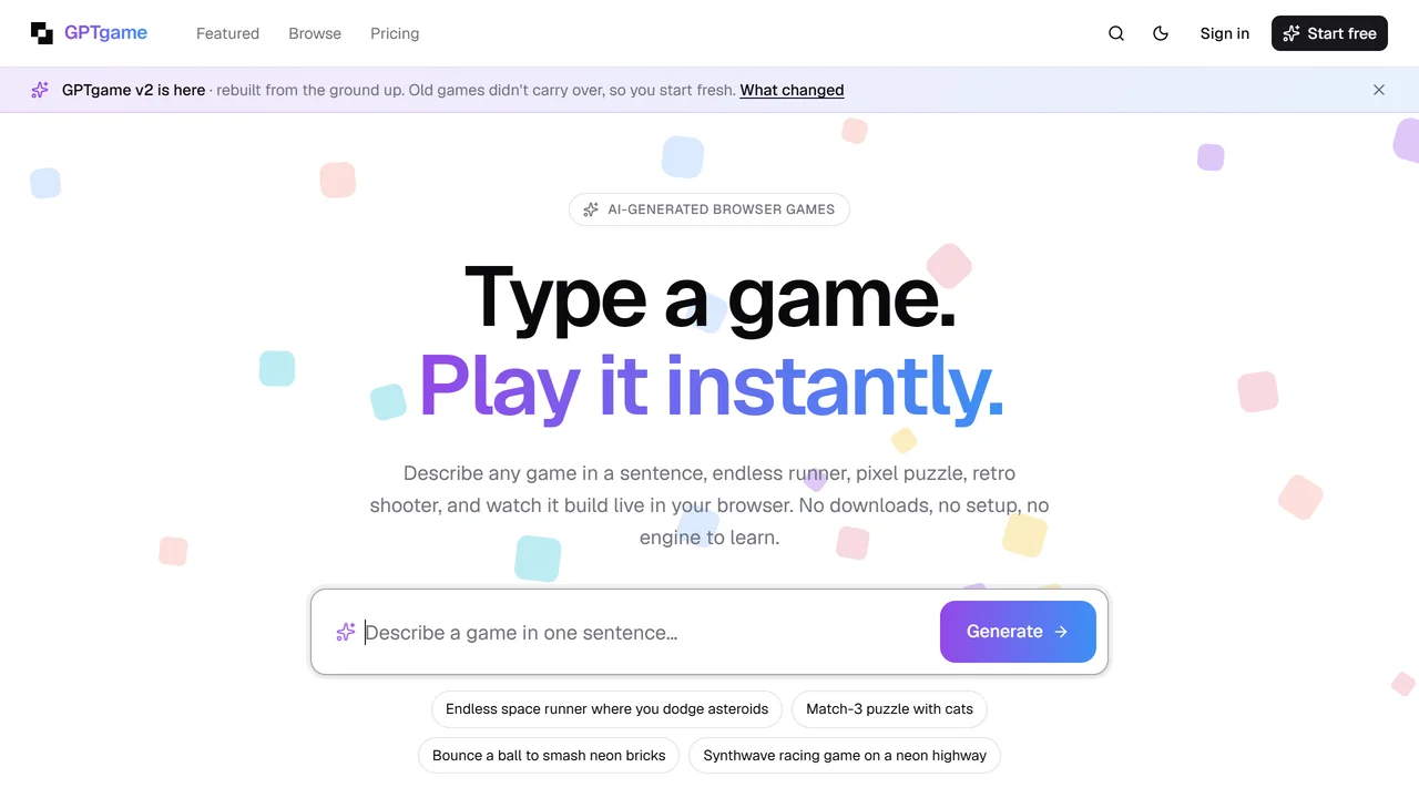 GPTGame