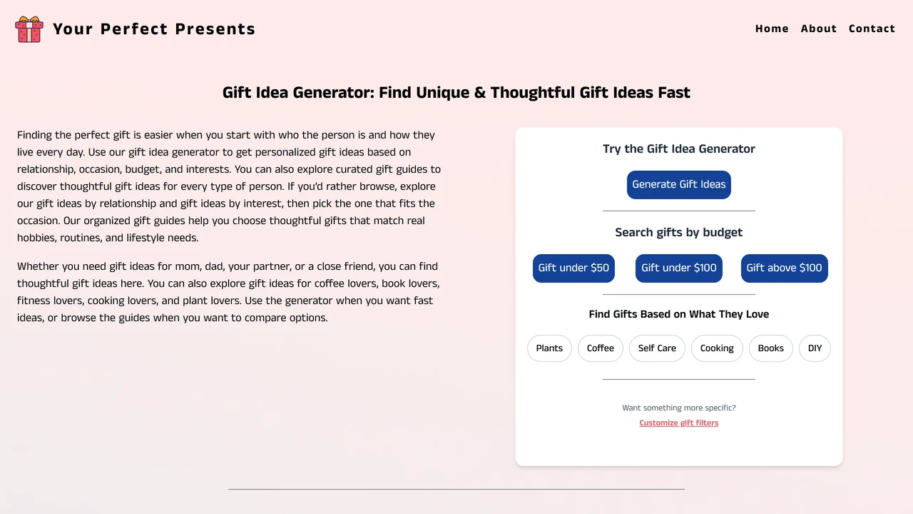 Your Perfect Presents