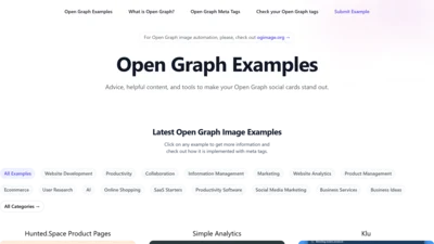 Open Graph Examples